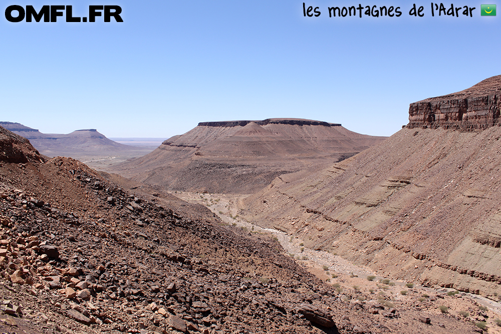 Les montagnes de l'Adrar en Mauritanie