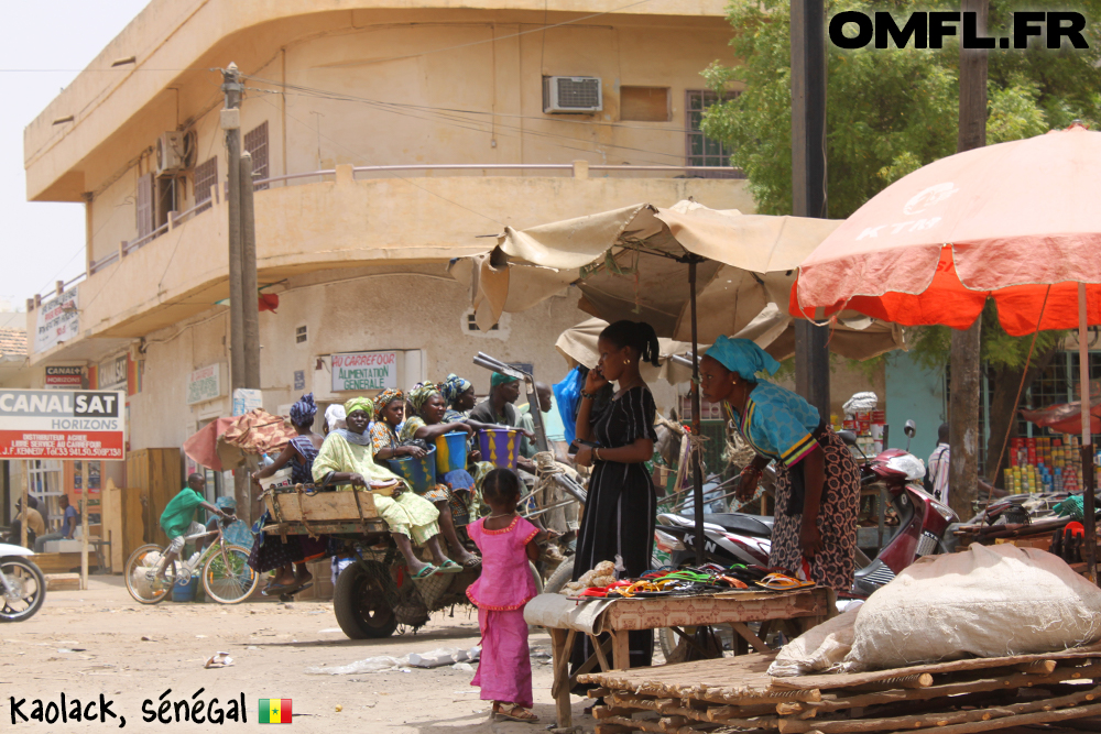 Un marché à Kaolack au Sénégal