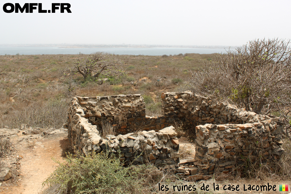 Les ruines de la case Lacombe