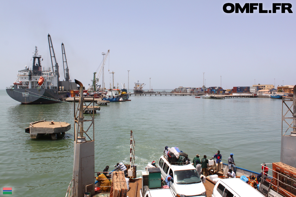 Le port de Banjul