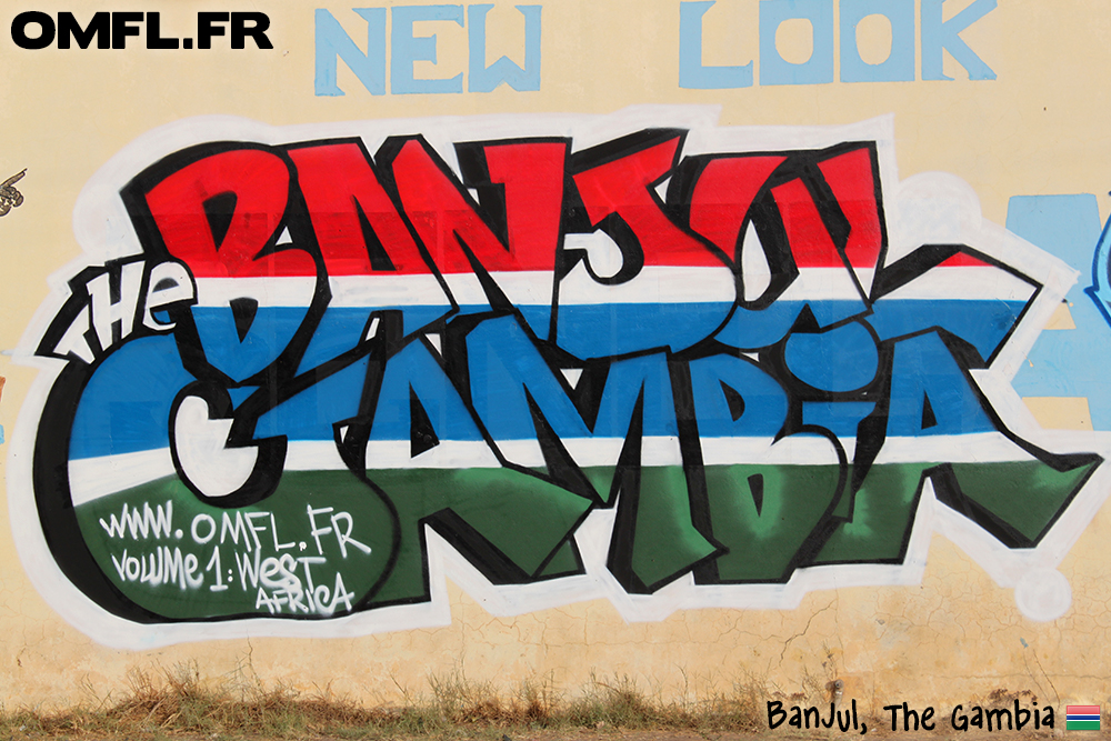 Graffiti Banjul The Gambia en Gambie par Marco pour OMFL