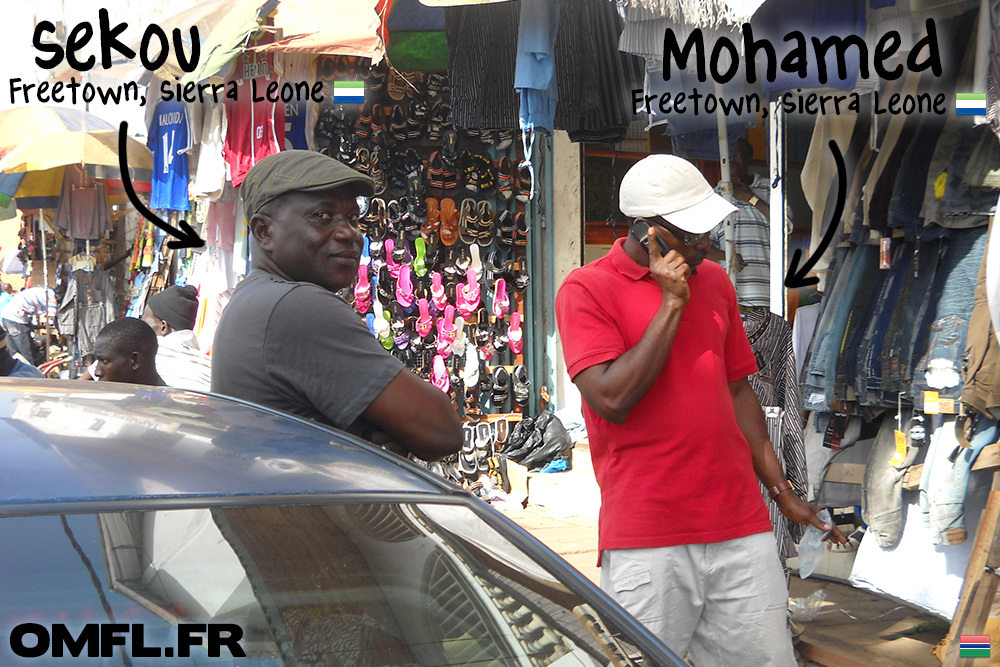 Mohamed & Sékou les deux sierra léonnais