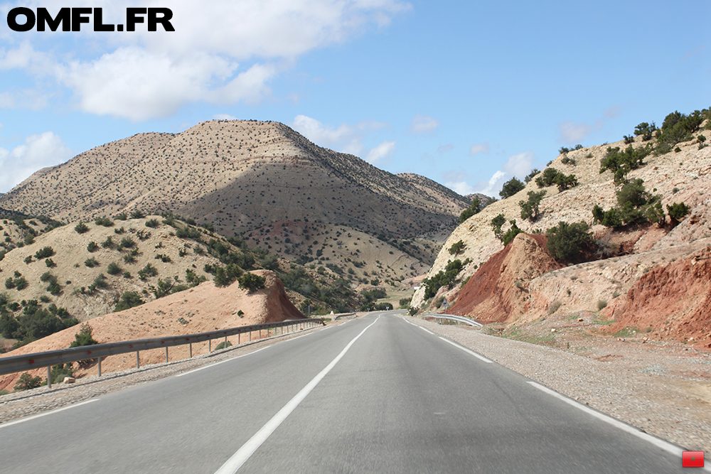 Un paysage de montagne au Maroc