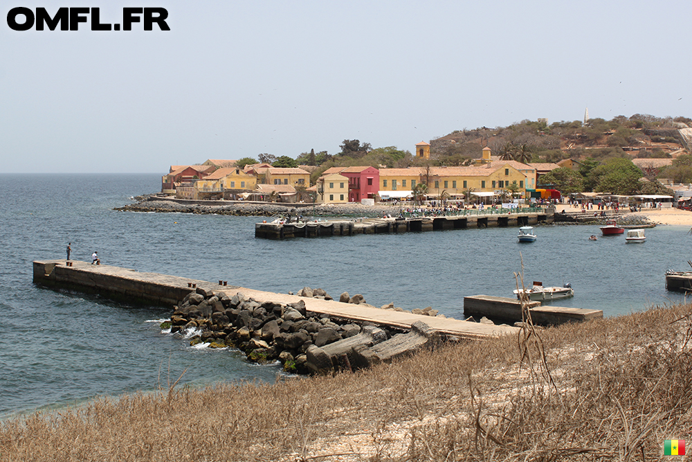 Vue de l'ile de Gorée