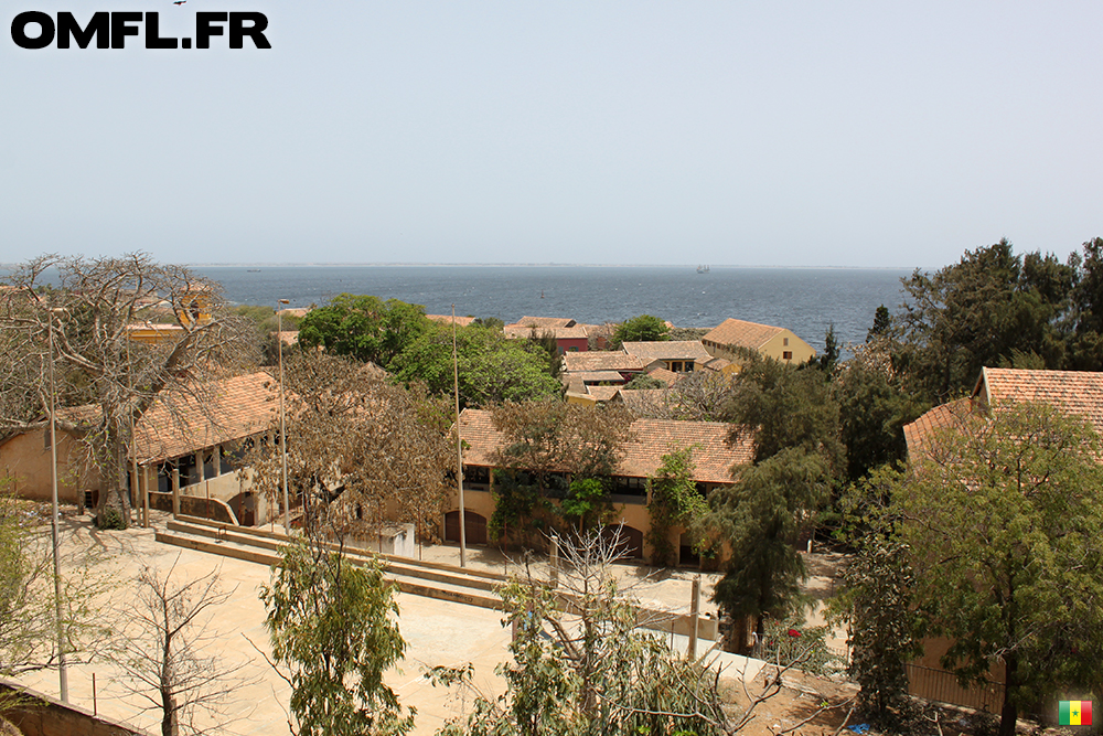 Vue des habitations de Gorée