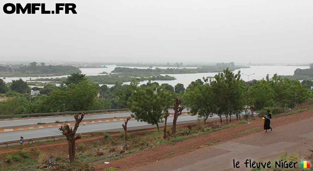 Vue sur le fleuve Niger à Bamako