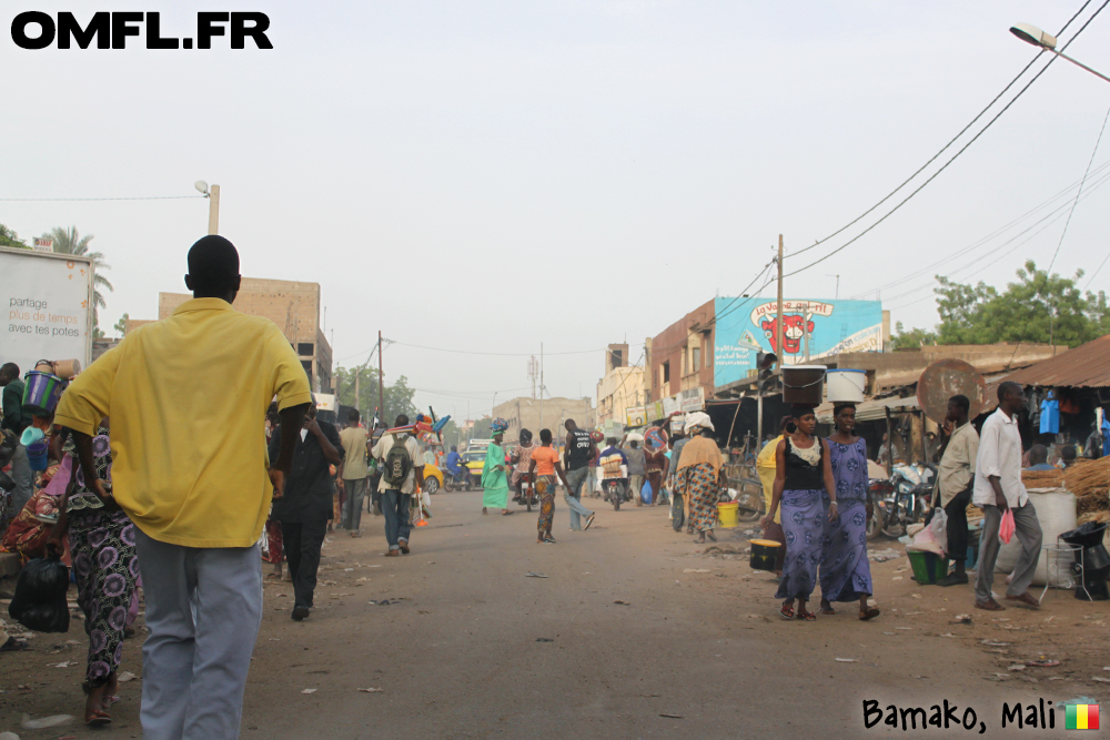 Un marché de Bamako