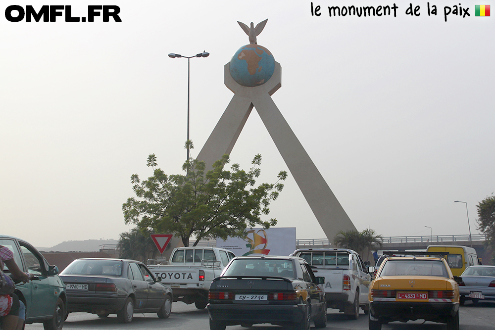 Le monument de la paix à Bamako