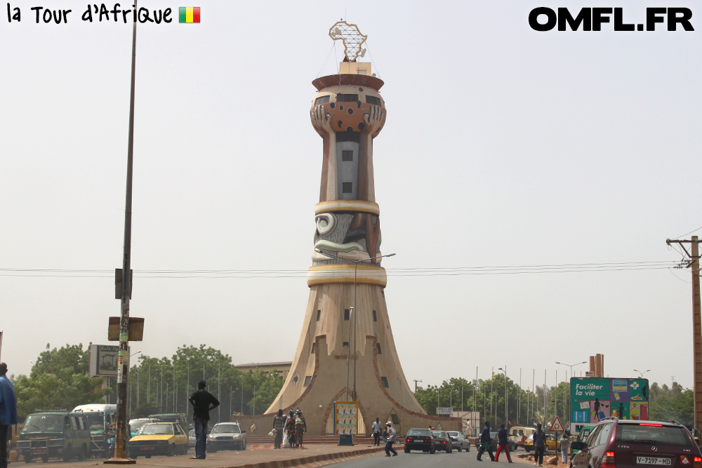 Le monument de la tour d'afrique