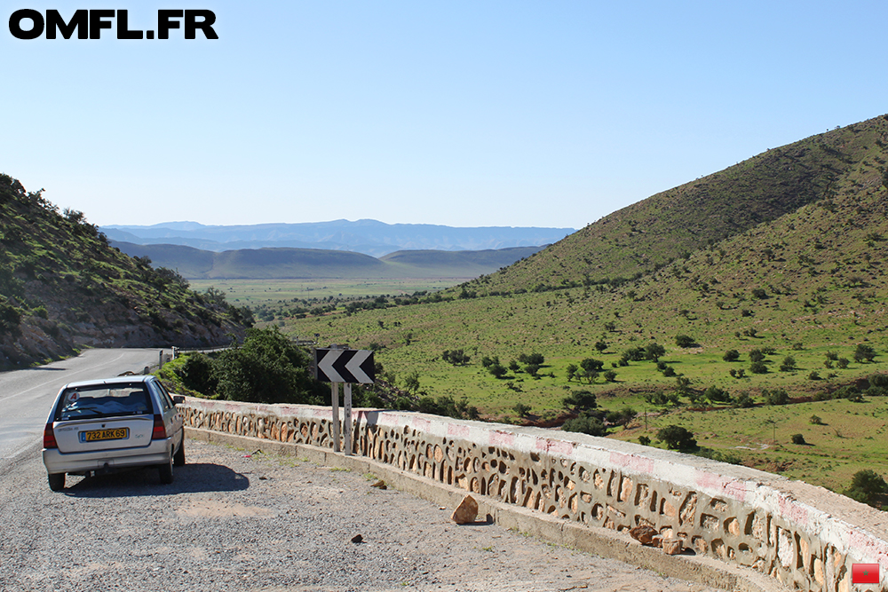 une vallée au Maroc