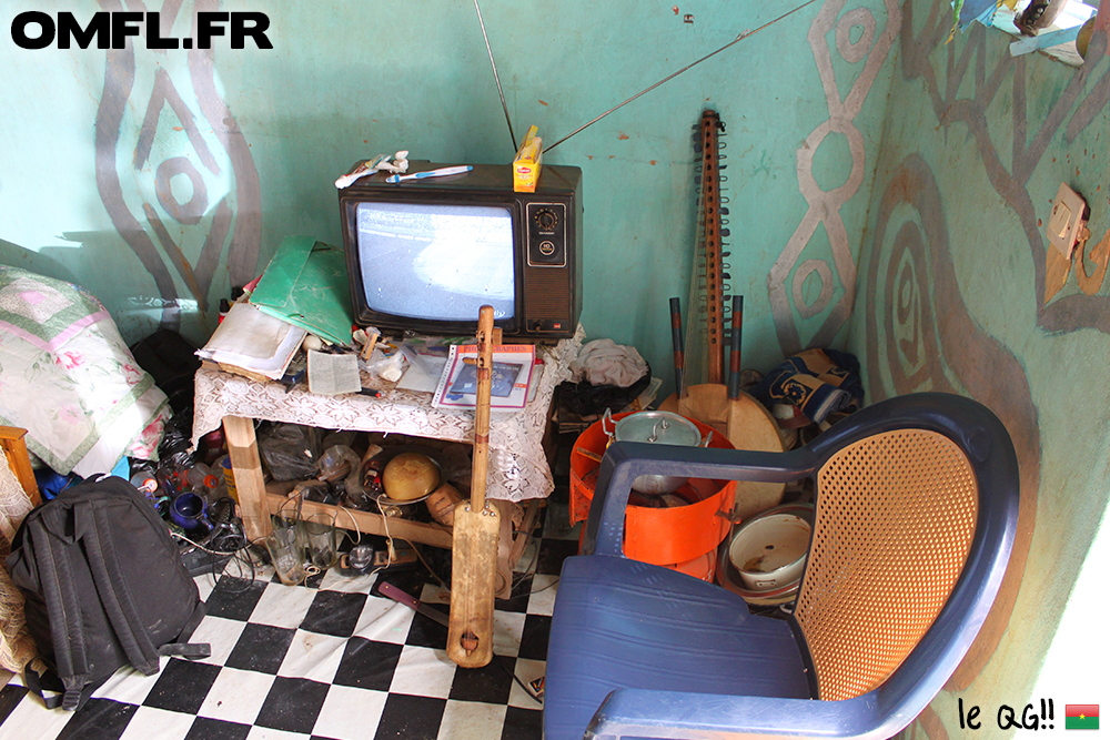 La chambre de Bill Wallace à Ouagadougou