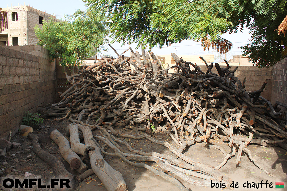 Le bois de chauffe qui sert à la fabrication du dolo