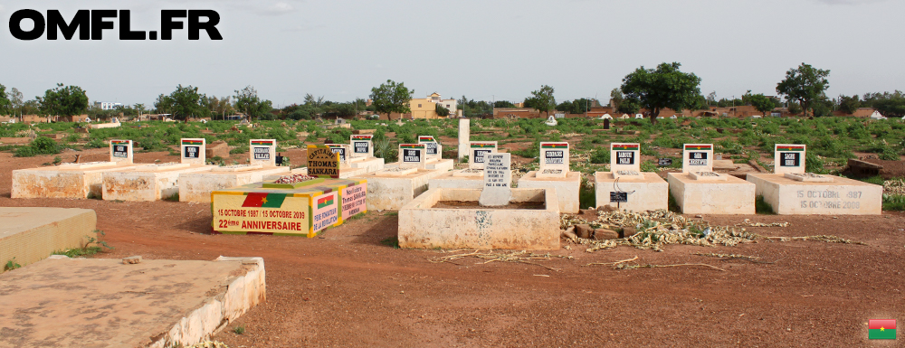 Les tombes de Thomas Sankara et ses douzes compagnons d'armes