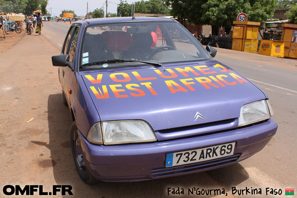 La voiture à Fada N'Gourma