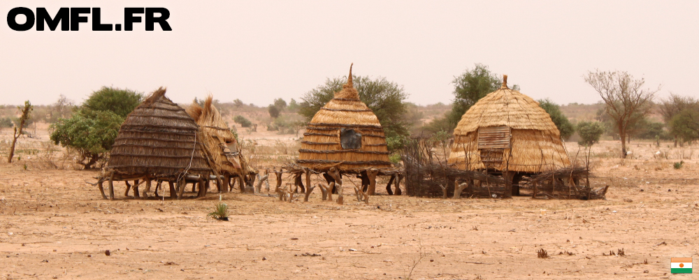 Village sur la route de Kouré