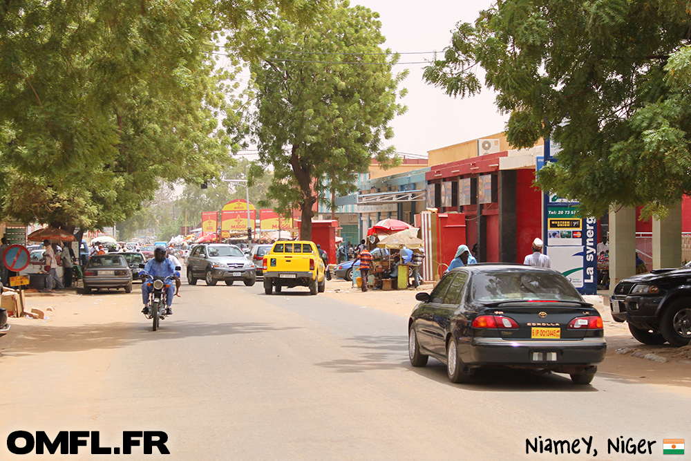 Une rue de Niamey au Niger