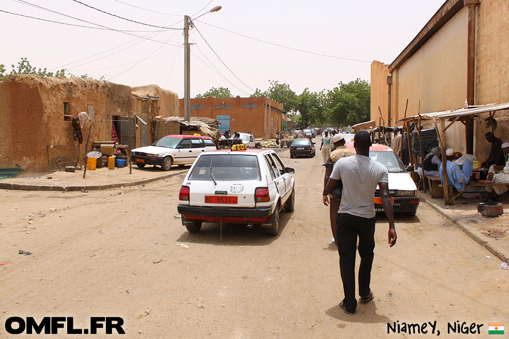 Une rue de Niamey au Niger