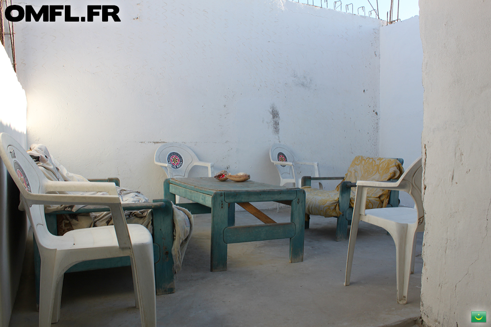 La terrasse de l'auberge Sahara Chez Momo