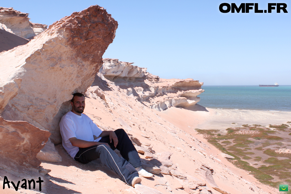 Marco tape la pose en Mauritanie