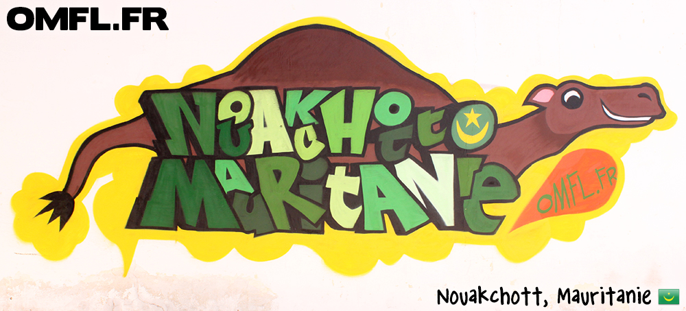 Graffiti Nouakchott en Mauritanie par Marco pour OMFL